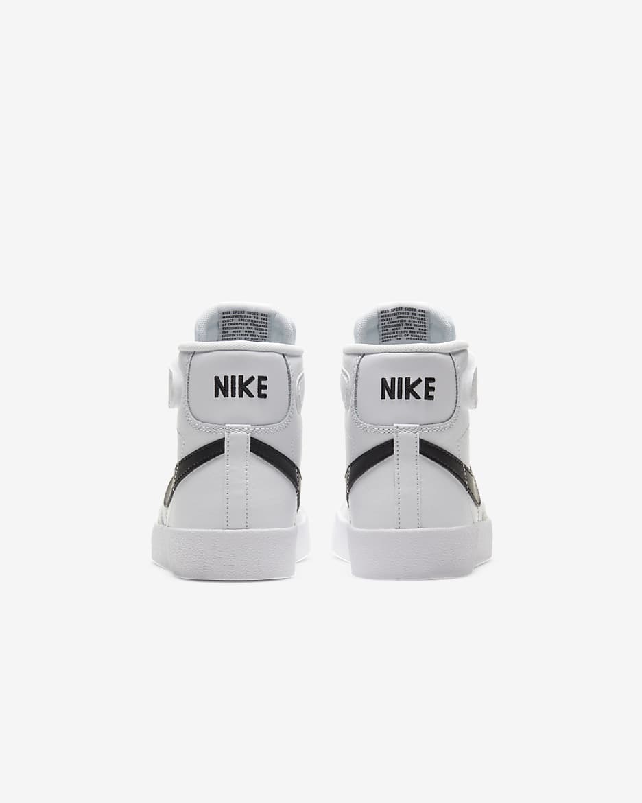 NEW Size shops 3Y Little Kid's Nike Blazer Mid '77 White Black gray DA4087-100 shoes